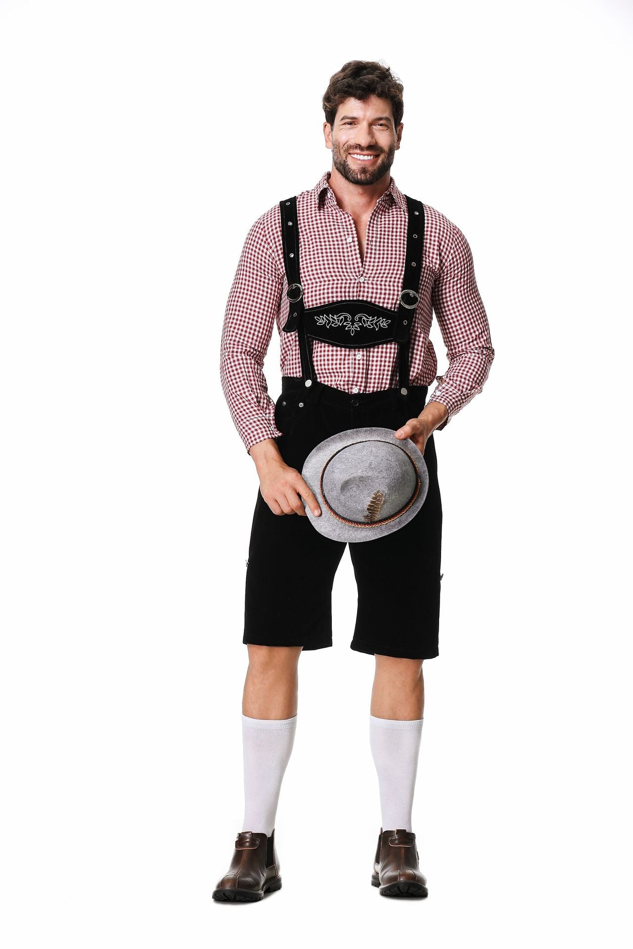 LEDERHOSN Jürgen - Traditionelles Lederhosen Set Men