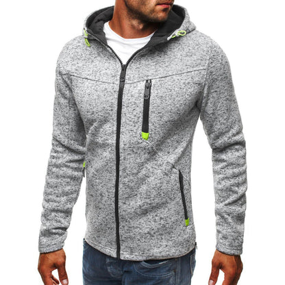 CLARK - Stylischer Fleece Cardigan mit Cashmere Anteil Men