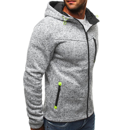 CLARK - Stylischer Fleece Cardigan mit Cashmere Anteil Men