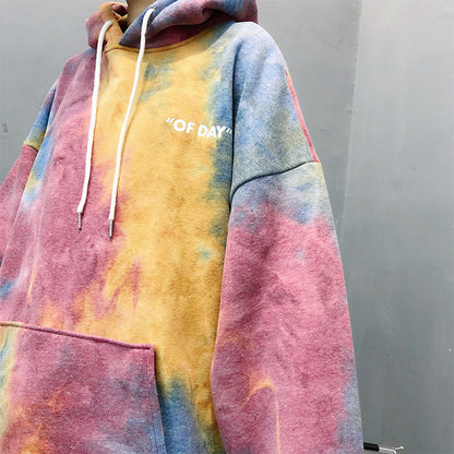 Harmony - Pastell Wasserfarben Good Vibes Oversized Hoodie