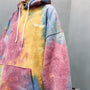 Harmony - Pastell Wasserfarben Good Vibes Oversized Hoodie