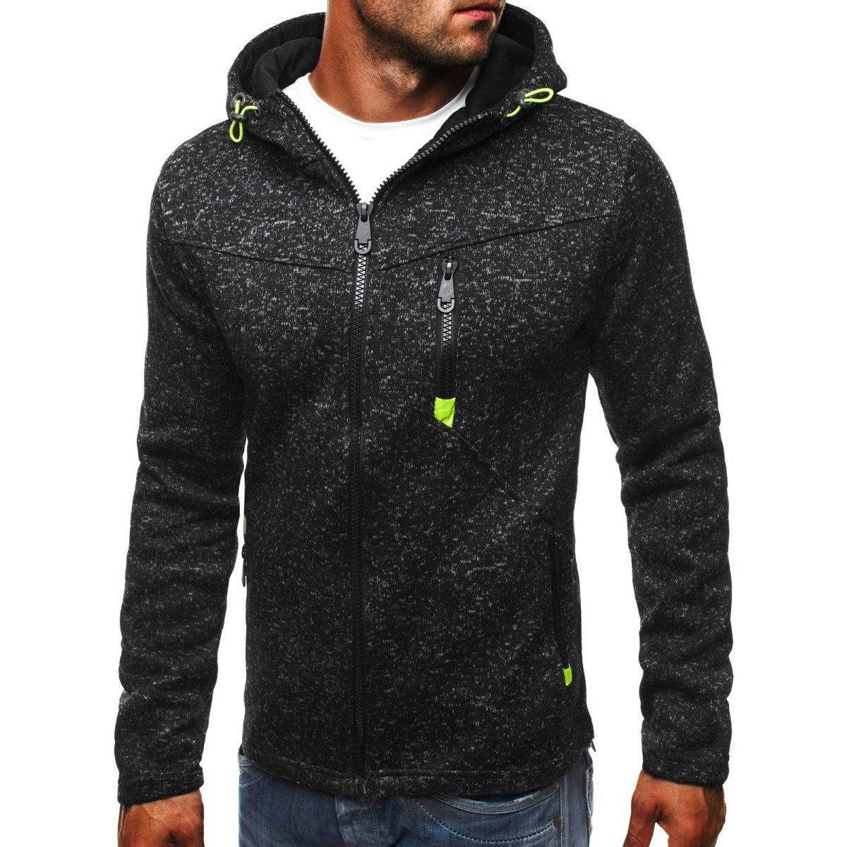 CLARK - Stylischer Fleece Cardigan mit Cashmere Anteil Men