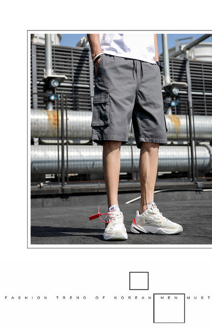 JAMIE - Stylisch Lässig Baumwoll Cargo Shorts mit Seitentaschen Men