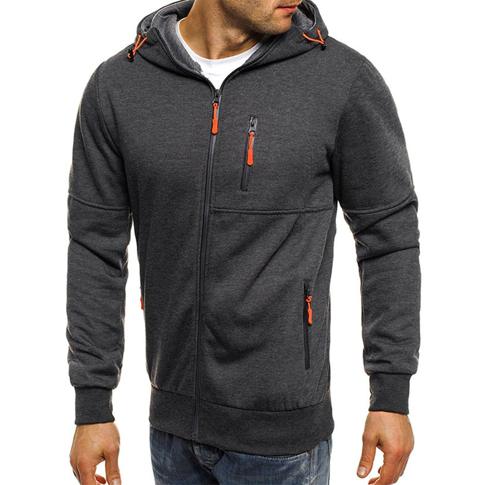 CLARK - Stylischer Fleece Cardigan mit Cashmere Anteil Men