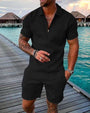 ROMEO - Stylisches Sommer Outfit Men (Polo + Short)