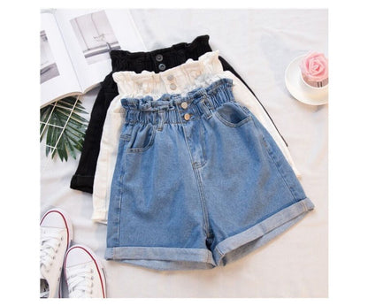 GLORIA - Sexy High Waisted Denim Short Women