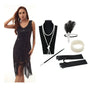 DINA - Trendy Partykleid: 5-teiliges Accessoire-Ensemble