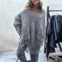 GRETE - lässiger Strickpullover mit Fledermausärmel Women