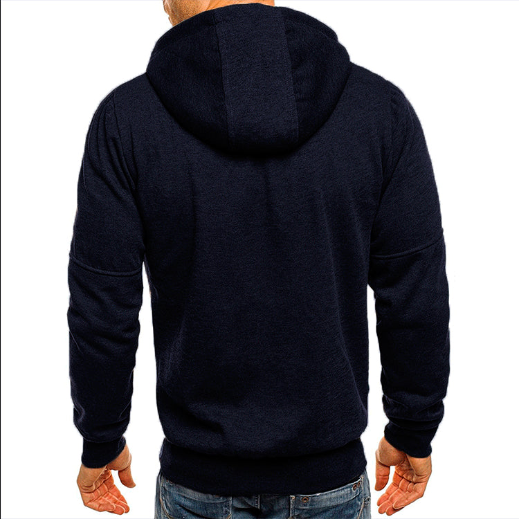 CLARK - Stylischer Fleece Cardigan mit Cashmere Anteil Men