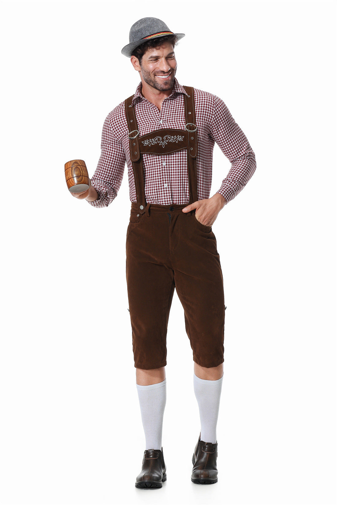 LEDERHOSN Jürgen - Traditionelles Lederhosen Set Men