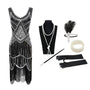 DINA - Trendy Partykleid: 5-teiliges Accessoire-Ensemble