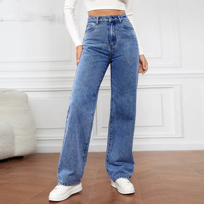 PAULA- Mode lässige Jeans hohe Taille für Frauen