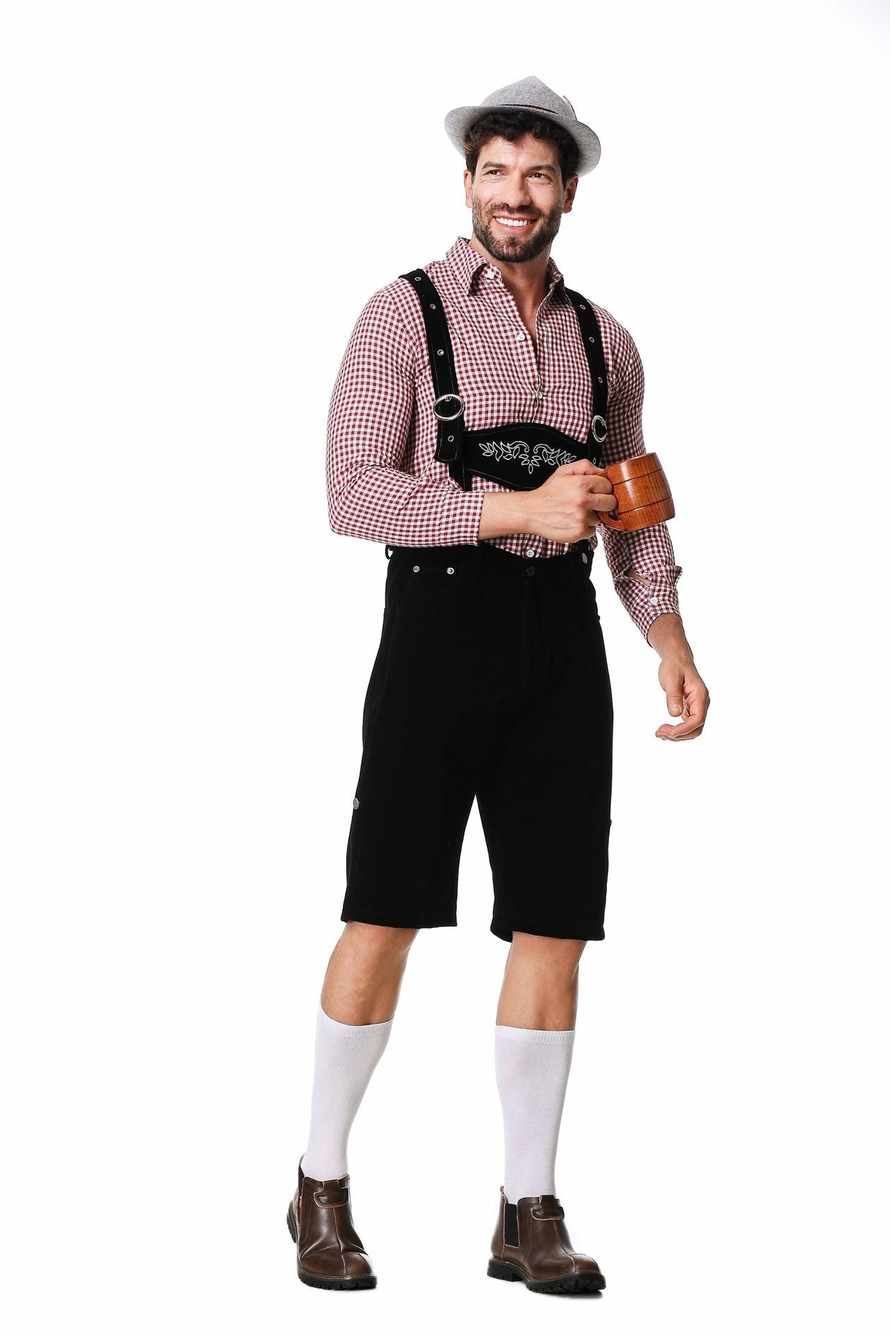 LEDERHOSN Jürgen - Traditionelles Lederhosen Set Men