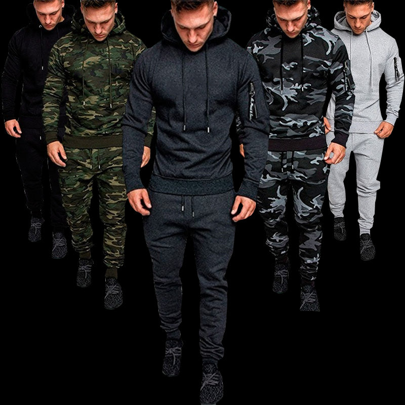 JAMES - Stylisch Modern Camouflage Trainingsanzug Men