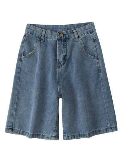 JENNA - Lässige High Waist Jeans Shorts Women