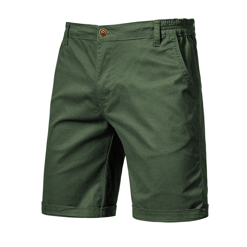 SIDNEY - Hohe Qualität 100 % Baumwolle Elastische Taille Shorts Men