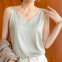 DIANE - Elegantes Satin Silk Tank Top Women