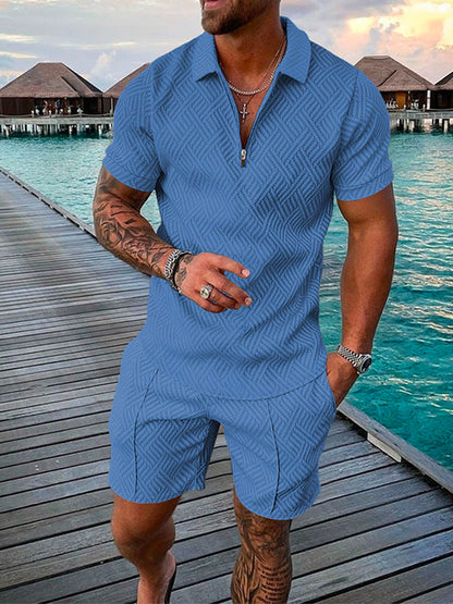 ROMEO - Stylisches Sommer Outfit Men (Polo + Short)