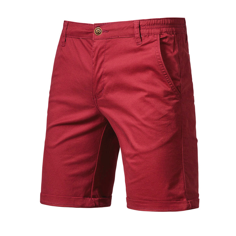 SIDNEY - Hohe Qualität 100 % Baumwolle Elastische Taille Shorts Men