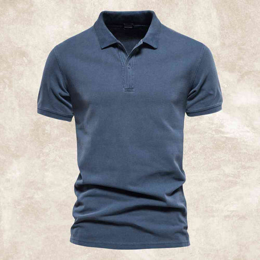 OLIVER - Lässiges Baumwoll Polo Shirt Men