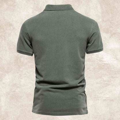 OLIVER - Lässiges Baumwoll Polo Shirt Men