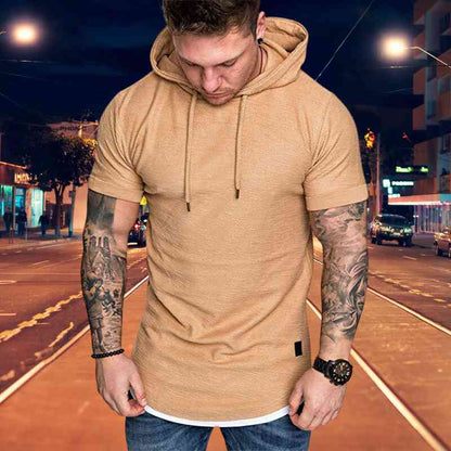 GEORG - Lässig Hoody Kurzarm Sweatshirt Men