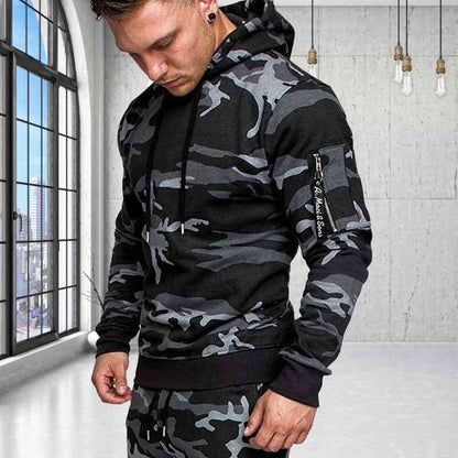 JAMES - Stylisch Modern Camouflage Trainingsanzug Men