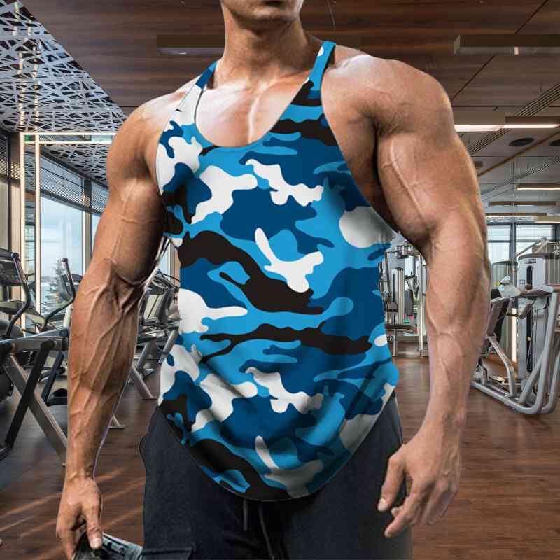 MATS - Stylisch Modern Sportlich Camouflage Tank Top Men