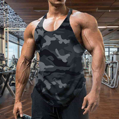 MATS - Stylisch Modern Sportlich Camouflage Tank Top Men