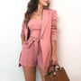 TIA - Stylisch Elegant Business Baumwoll Anzug Sommer Outfit