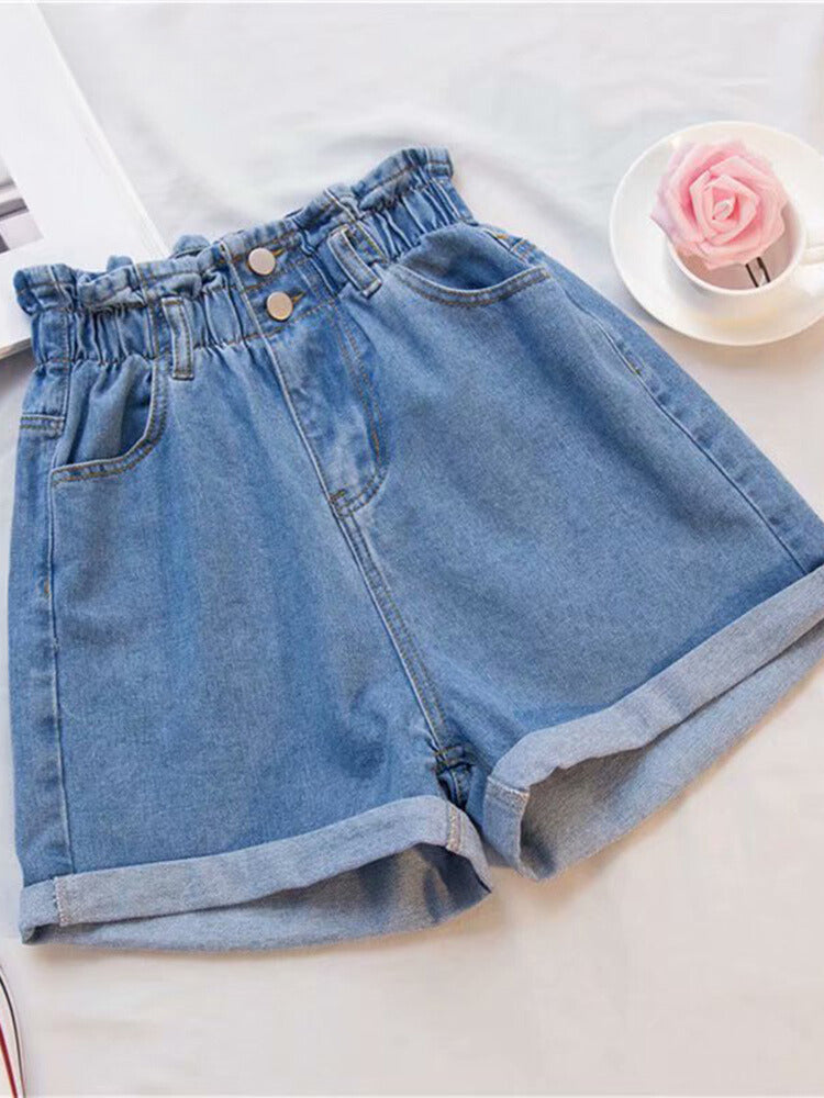 GLORIA - Sexy High Waisted Denim Short Women